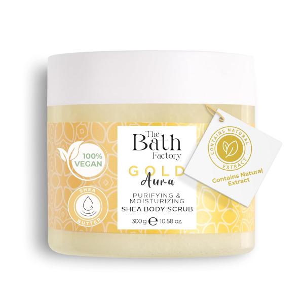 The Bath Factory Body Scrub 300 g - GOLD AURA